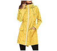 Giacca impermeabile da donna impermeabile Friesennerz, poncho antipioggia compatto, riutilizzabile, lunga giacca impermeabile con grande cappuccio, campeggio, escursionismo, giacca sportiva all'aperto
