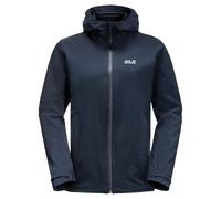 Giacca impermeabile da donna Jack Wolfskin Pack & Go shell Bleu