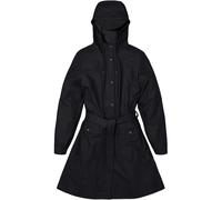 Giacca impermeabile da donna Rains Curve Noir XL