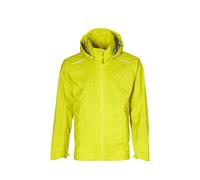 Giacca impermeabile fluorescente Basil Skane Hivis Bluesign Giallo
