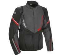 Giacca impermeabile in tessuto per moto Oxford Montreal 4.0 - Nero/Grigio Rosso