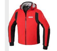 Giacca impermeabile laminata Spidi Hoodie armor h2out uomo Rosso