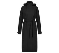 Giacca impermeabile lunga da donna Agu Trench Coat Nero
