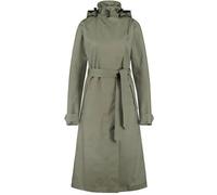 Giacca impermeabile lunga da donna Agu Trench Coat Verde