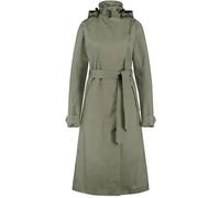Giacca impermeabile lunga da donna Agu Trench Coat Vert