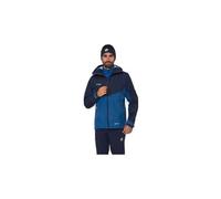 Giacca impermeabile mammut crater iv hooded blu uomo