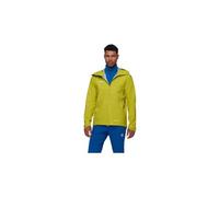 Giacca impermeabile mammut crater iv hooded gialla da uomo