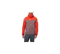 Giacca impermeabile millet kamet gore tex arancione da uomo