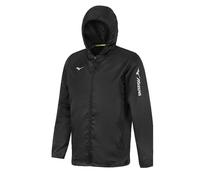 Mizuno Sendai Windbreaker Jacket Cappotto, Nero, S Unisex-Adulto