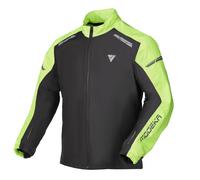 Modeka Hydroflex Giacca antipioggia da moto, nero-giallo, taglia XL per maschi