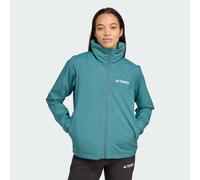 adidas performance - Multi Essentials 2L - Giacca da pioggia color verde-azzurro preloved-Blu S