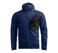 Giacca impermeabile da uomo Ortovox Trace 2.5L Jacket M Taglia: L / Colore: blu/nero