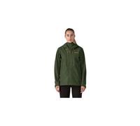 Giacca impermeabile patagonia triolet donna verde
