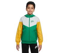 Giacca impermeabile per bambini Nike Sportswear Windrunner Verde 12/13 anni