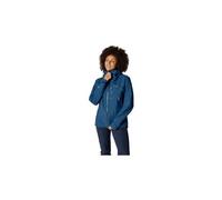 Giacca impermeabile rab downpour mountain blu da donna