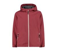CMP - Girl's Jacket Fix Hood WP - Giacca antipioggia 128 rosso/fuchsia