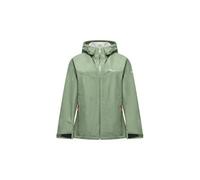 Giacca impermeabile salewa puez 2 5l powertex verde da donna
