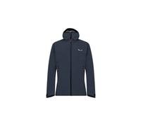 Giacca impermeabile salewa puez gore tex 3l blu da uomo
