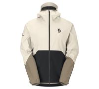 Giacca impermeabile Scott Jacket M's Explorair Light Dryo 2.5L (Cotton White/black) Uomo XXL