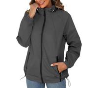Giacca impermeabile sottile da donna impermeabile pieghevole con cappuccio leggero traspirante giacca antivento giacca da viaggio poncho impermeabile da donna giacca da mezza stagione traspirante