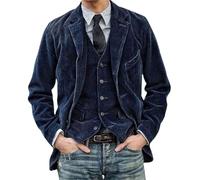 Giacca in corduroy da uomo, blazer vintage, giacche con bottoni da uomo, cappotti, giacca da abito slim fit, giacca da uomo con un bottone, cardigan piccolo, giacche con colletto a bavero, blazer