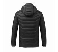 Giacca in cotone riscaldata elettrica intelligente, quattro controlli, 21 zone, cappotto invernale con materiale composito riscaldante per Ororo gilet riscaldato da donna (L)