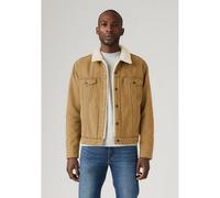 Giacca in denim fodera Sherpa Bianco XL Tinta unita