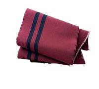 Giacca in Maglia Elastica Lunga 87 cm Larga 14 cm con Filo di Stoffa Collo-Collo Stretto Giacca a Coste Chiusura Piedino Porta allungamento Filo per Polsini(Red Black)