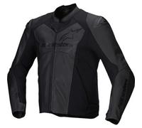 Giacca In Pelle Alpinestars Faster V3 Airflow 42 Nera/Nera