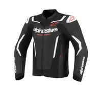 Giacca in pelle Alpinestars GP Force V2 AirFlow - nero/bianco