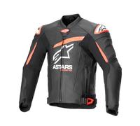 Giacca in pelle Alpinestars GP Plus R V4 Airflow nero/rosso flo/bianco