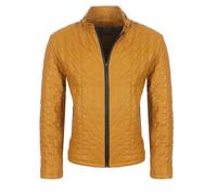 Giacca IN Pelle - Aramis Uomo Agnello Nappa da Mezza Stagione Trapuntata