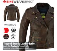 Giacca In Pelle Da Moto Brando Per Donna Marlon Biker Perfecto Con Armatura
