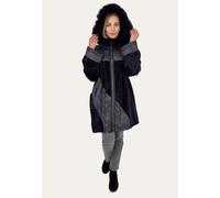 Giacca In Pelle Di Pecora Celine Oversize Reversibile Con Cappuccio In Merino