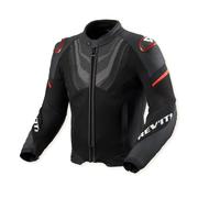 Revit Mantis 3 H2O impermeabile Giacca tessile moto, nero-rosso, taglia L per maschi
