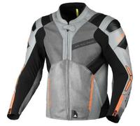 Giacca In Pelle Macna Galvic Grigio Nero UOMO 54