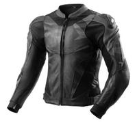 Giacca da motociclista in pelle Rebelhorn Inferno nera 50
