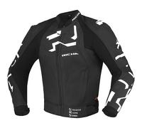 Giacca In Pelle Richa Stradale - Nera / Bianca
