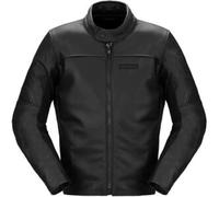 Spidi Genesis Giacca in pelle per moto, nero, taglia 60 per maschi