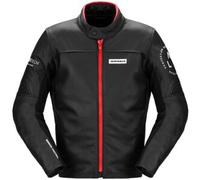 Spidi Genesis, giacca di pelle 48 male Nero/Rosso