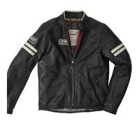 Giacca in Pelle Spidi Vintage Ghiaccio Nero UOMO 48