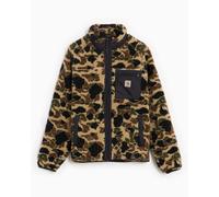 Giacca in pile Carhartt WIP Prentis Liner Duck Camo Unisex Ref. I035696-3CVXX Colore Marrone Verde Taglia L