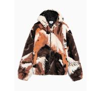 Giacca in pile con grafica Relaxed OBEY Clothing Horses per uomo