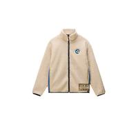Napapijri - Giacca in pile sherpa con cerniera - Archive Fleece Fz Putty per Uomo - Taglia M - Beige