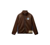 Giacca in pile con zip Napapijri Archive Marron M