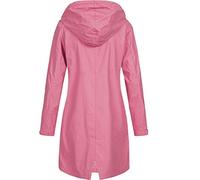 Giacca in pile da donna accogliente Teddy Tops cappotto solido cappotto lungo pioggia cappotto esterno antivento donna cappotto da donna abiti per esterno inverno abbigliamento caldo, rosa, 5XL