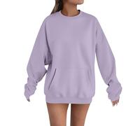 Giacca in pile da donna con cappuccio, felpa da donna, in cotone, con cappuccio, casual, classica, con tasche, con cappuccio, rosso mattone, xxl
