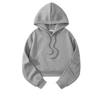 Giacca in pile da donna con cappuccio, turchese, leggera, con cappuccio, con cappuccio, senza pancia, tinta unita, da allenamento, per le mezze stagioni, con coulisse, per le attività all'aria aperta