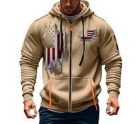 Giacca in pile fantasia da uomo retrò giacca da tuta casual sportiva con cappuccio tinta unita con zip intera felpa con cappuccio a maniche lunghe con cappuccio alla moda comoda morbida felpe con