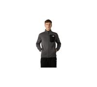 Giacca in pile grigia the north face crest uomo
